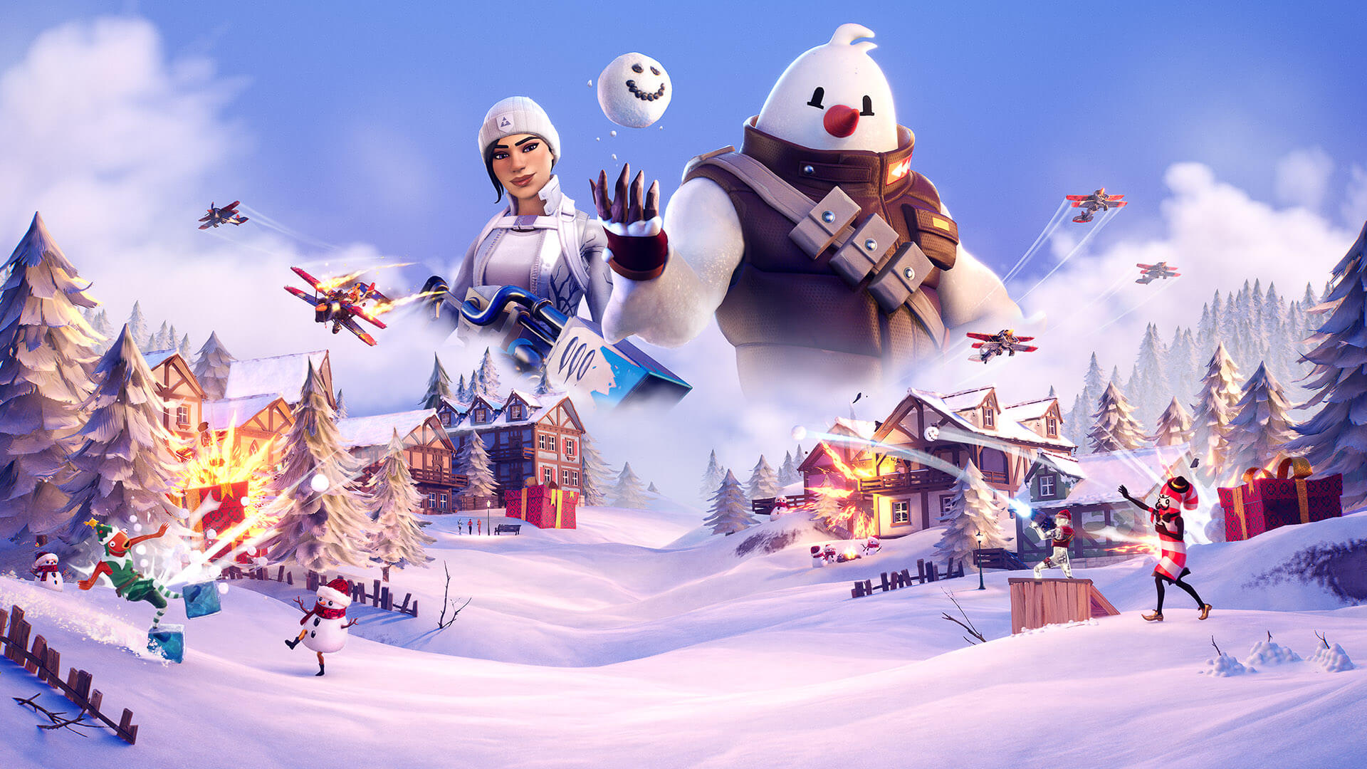 L Operation Chute De Neige Commence Dans Fortnite Deverrouillez Des Tenues Gratuites Prenez Votre Envol Et Plus Encore