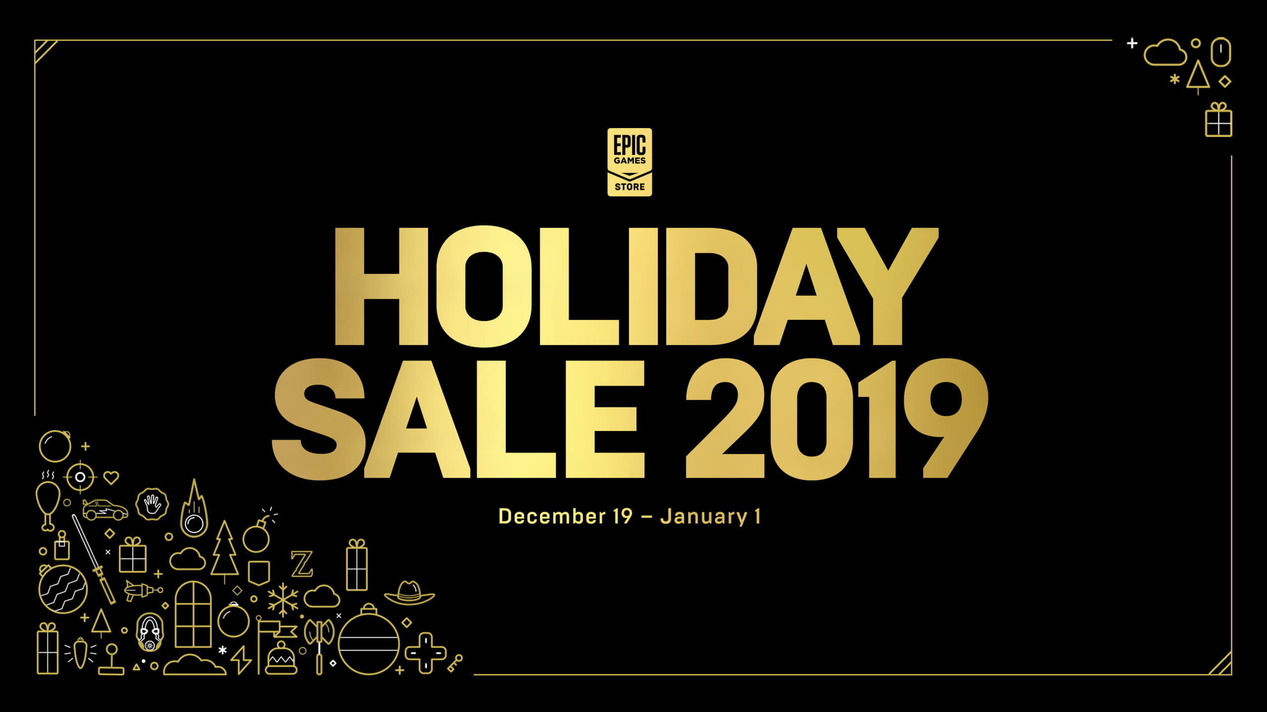 Epic Games Holiday Sale 2019