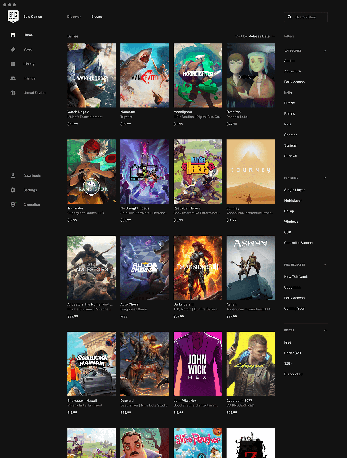 Updated Epic Games Launcher - Epic Games Store