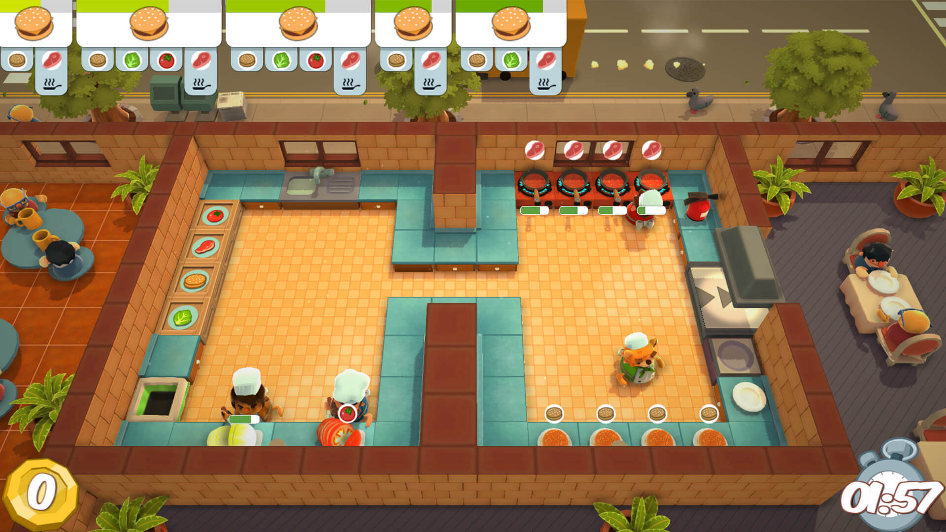 Overcooked Un Juego Cooperativo De Cocina Con Mucha Accion Y Mucha Locura