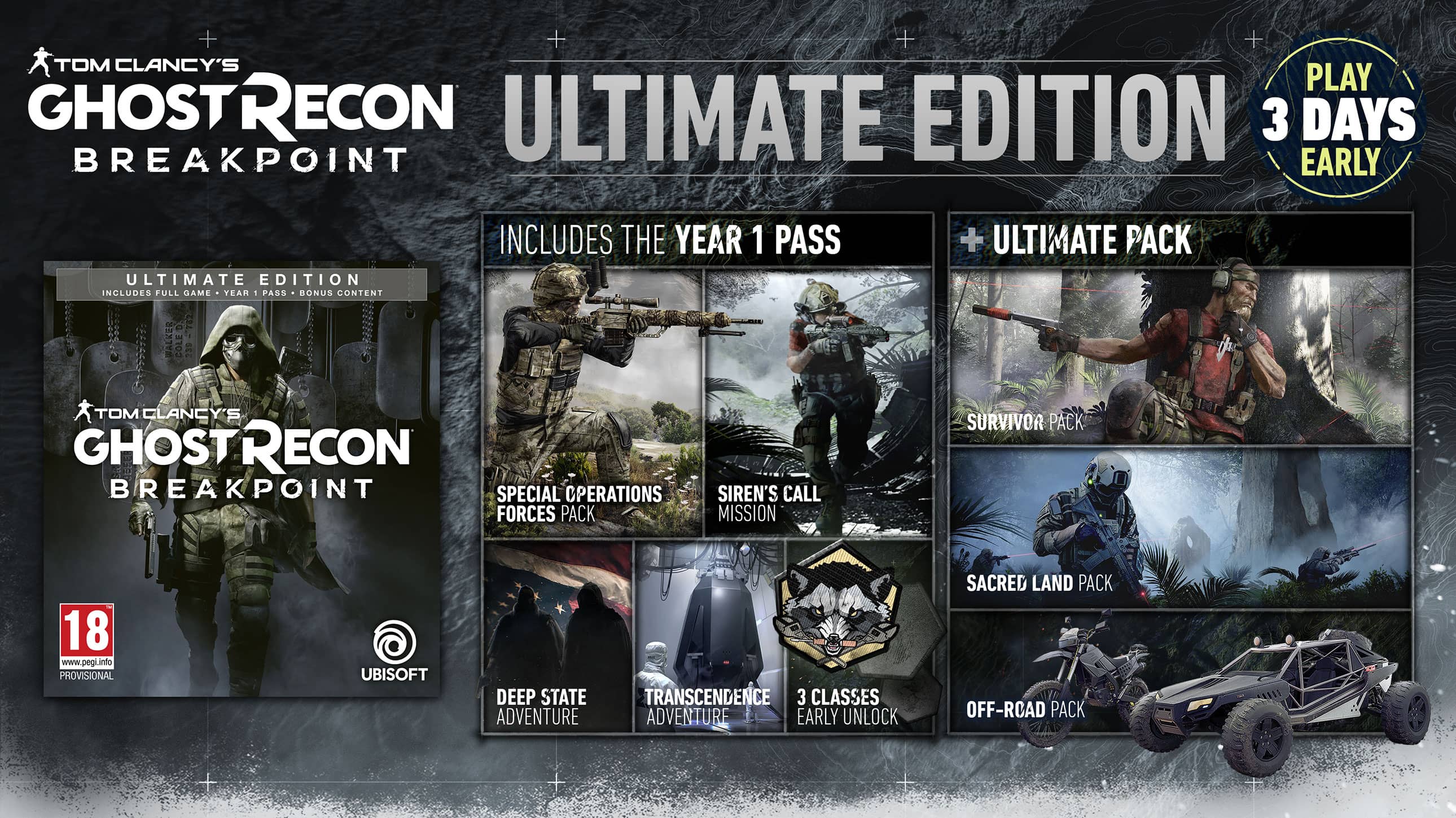 Αποτέλεσμα εικόνας για Tom Clancy's Ghost Recon Breakpoint Ultimate Edition PS4