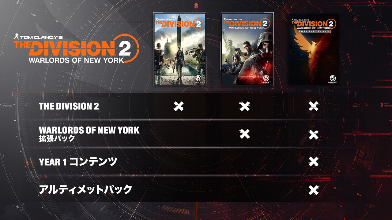 The Division 2 ウォーロード オブ ニューヨーク アルティメット エディション いますぐダウンロードして購入 Epic Games Store