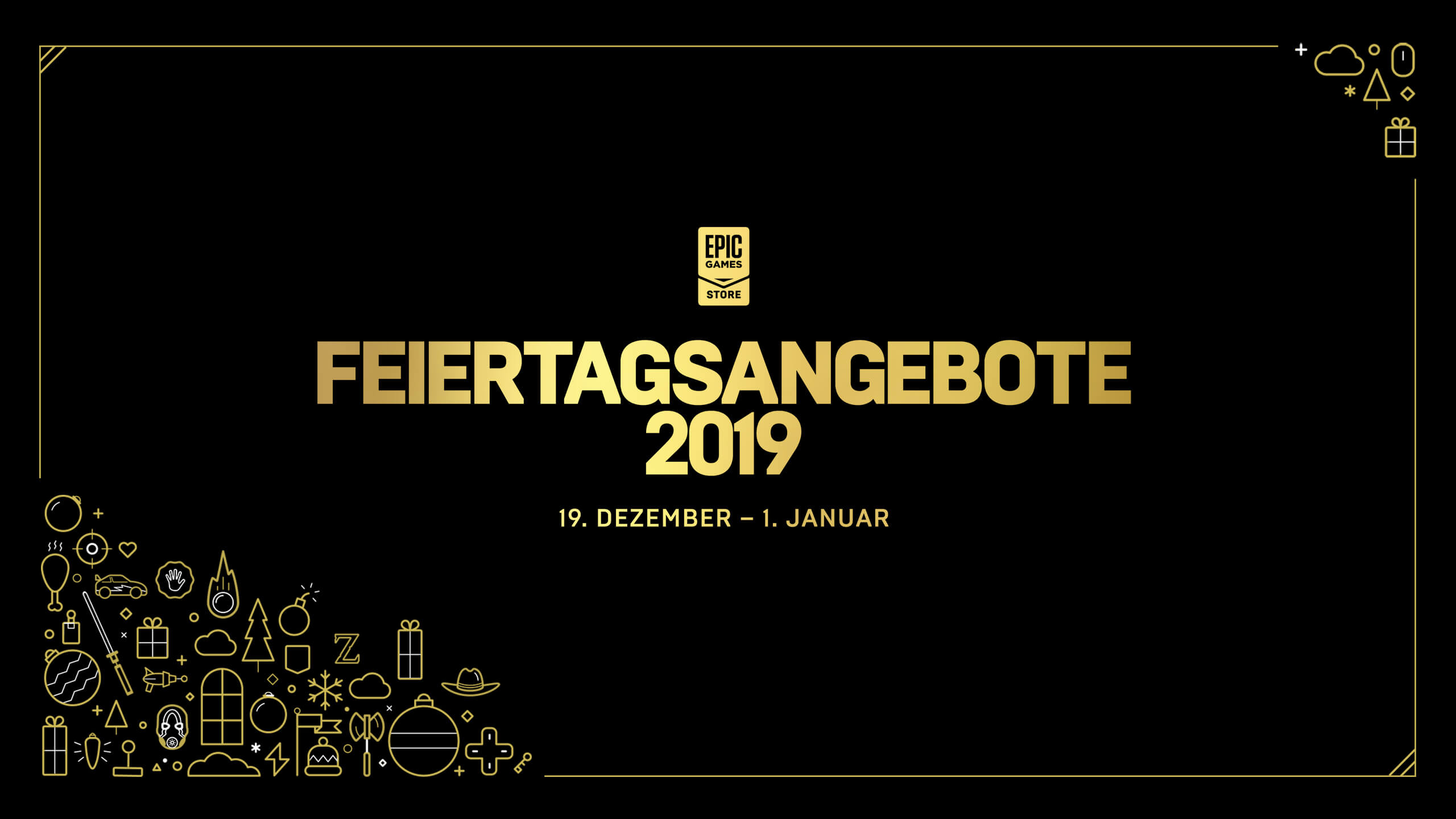 Feiertagsangebote im Epic Games Store Hol dir deinen 10€Gutschein