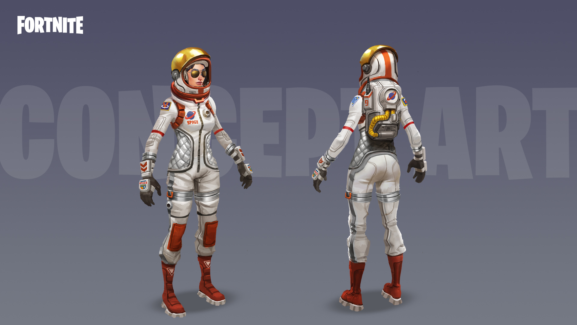 Epic Games Fortnite - conceptart spacesquadfemale jpg