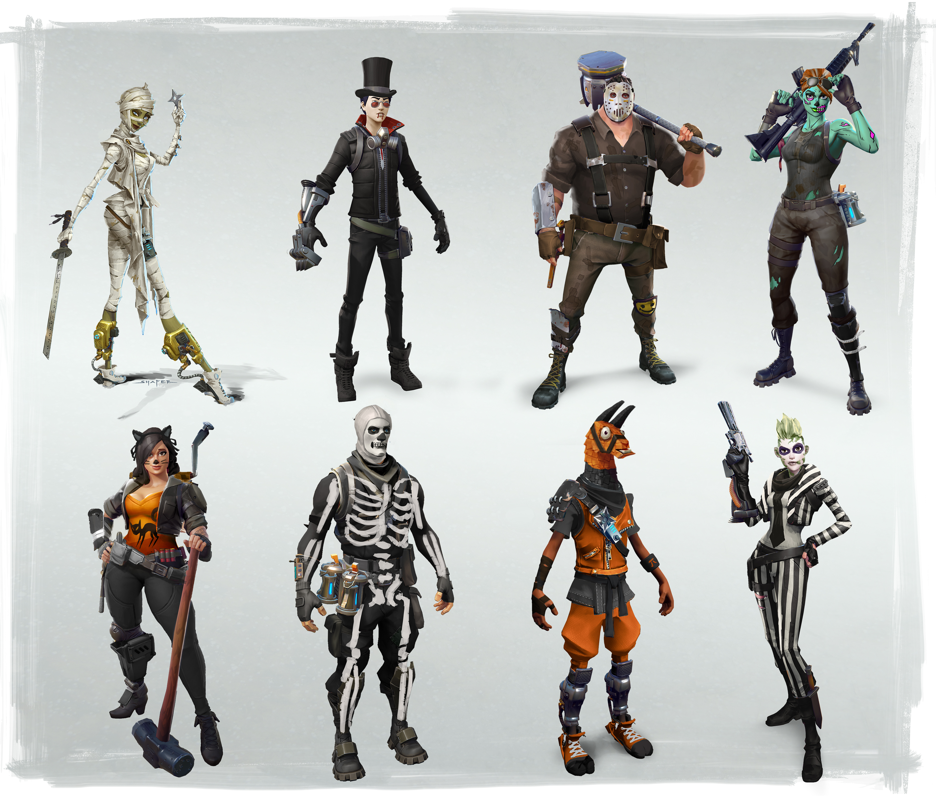 Fortnite: Spooky Skins For The Halloween Season