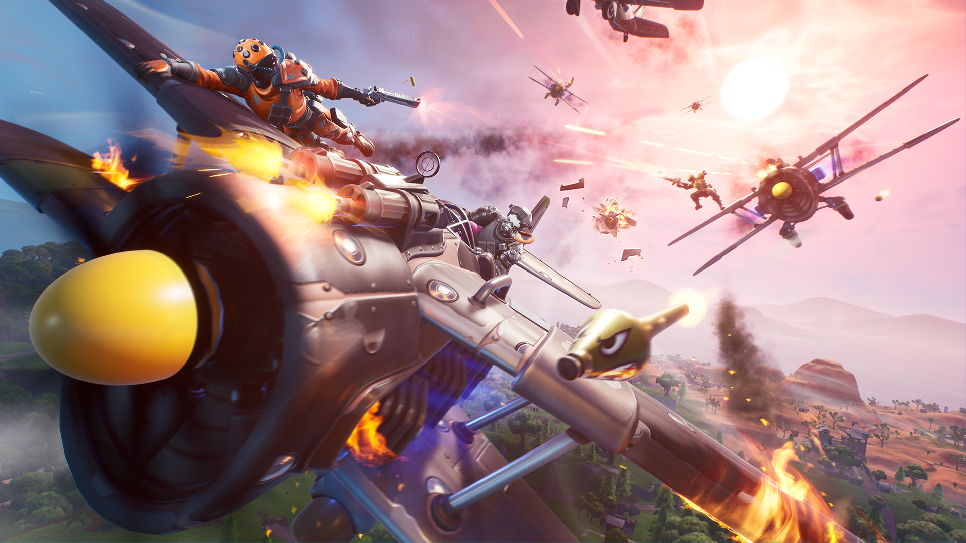 Rocket Bot Royale is a free-to-play battle royale that captures