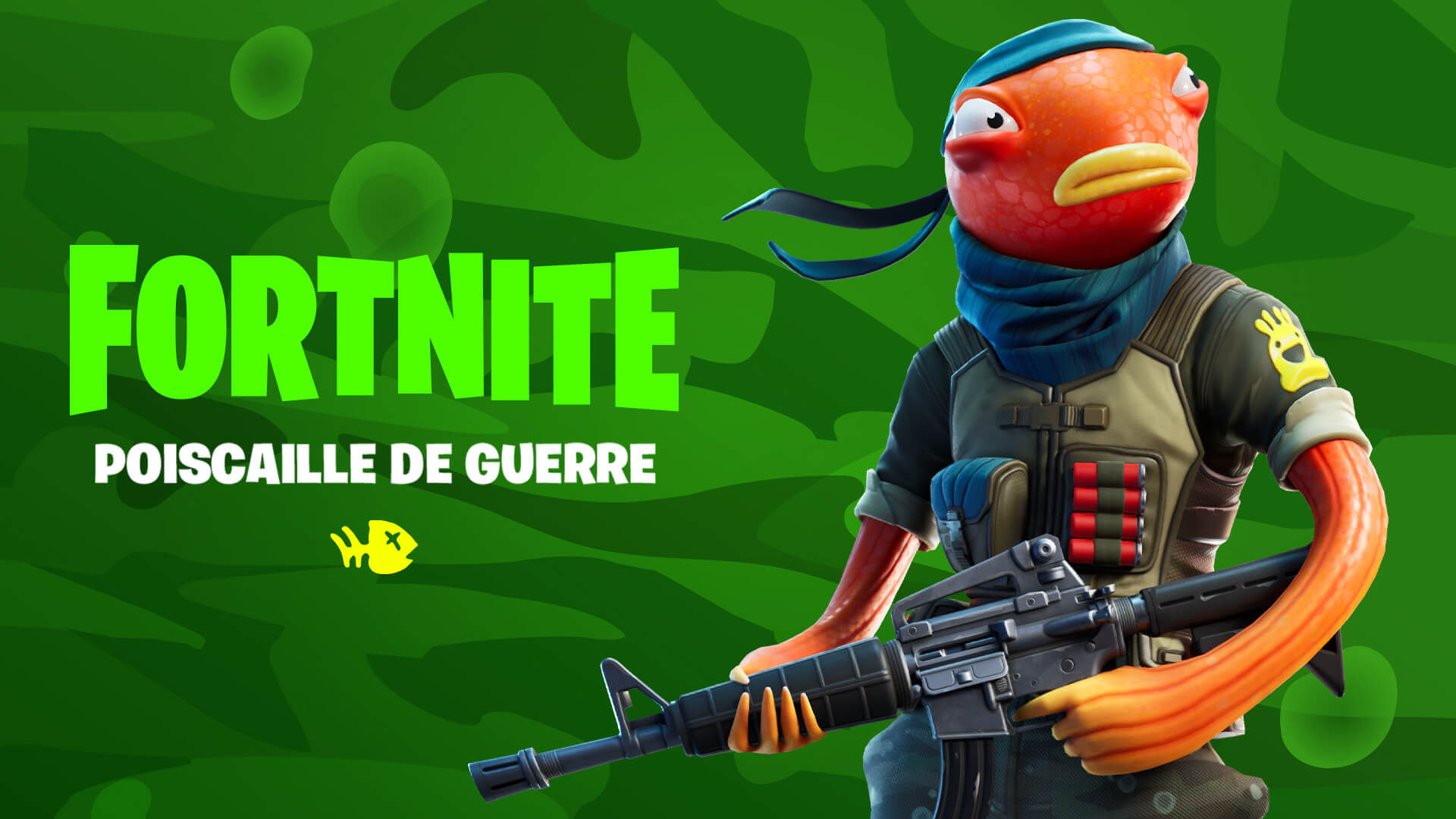 Poiscaille de guerre présente la Pêche prodigieuse de Fortnite