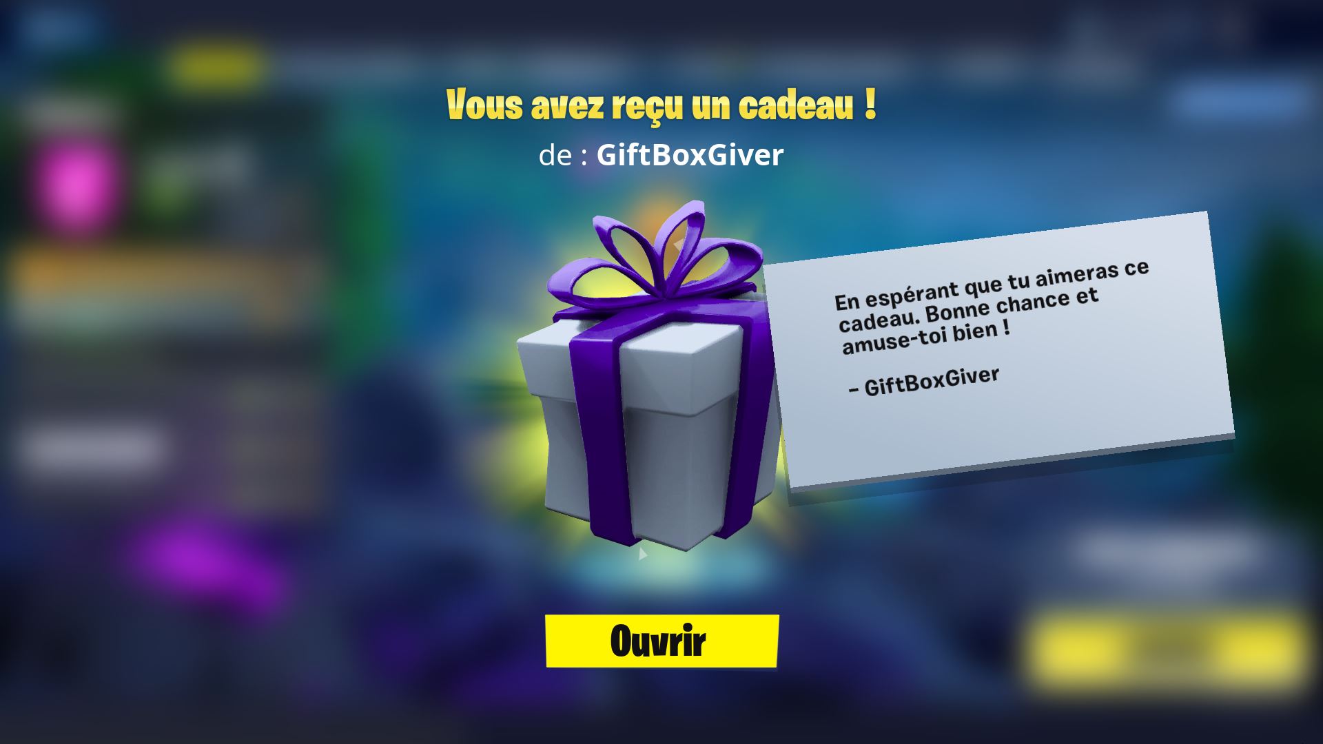 L’envoi de cadeaux arrive dans Battle Royale