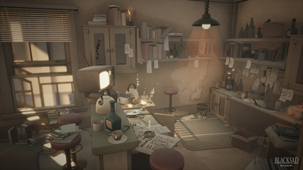 Blacksad breakdown: Howest student creates a playable 3D comic in UE4 ...