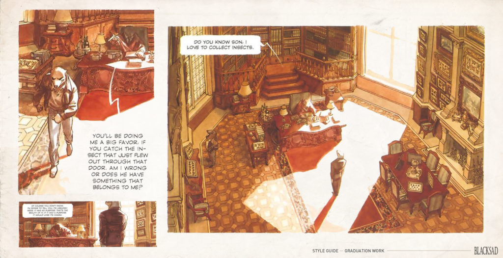 Blacksad breakdown: Howest student creates a playable 3D comic in UE4 ...
