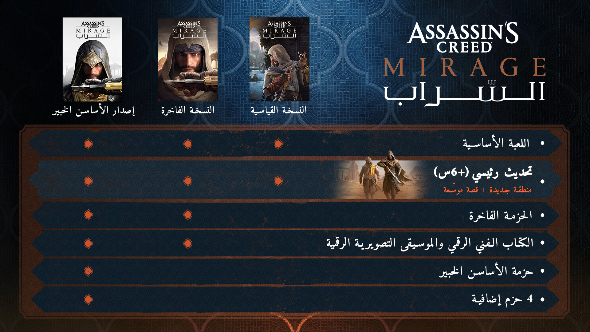 Assassin’s Creed Mirage Master Assassin Edition | قم بتنزيلها وشرائها ...
