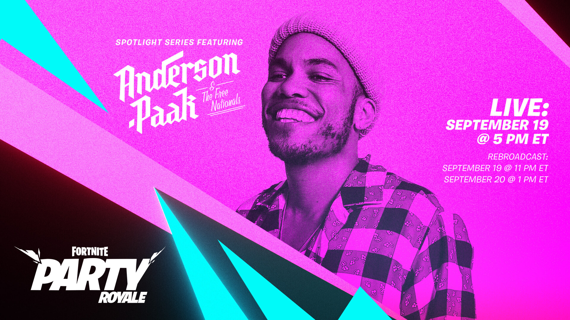 Anderson Paak Fortnite Party Royale Spotlight