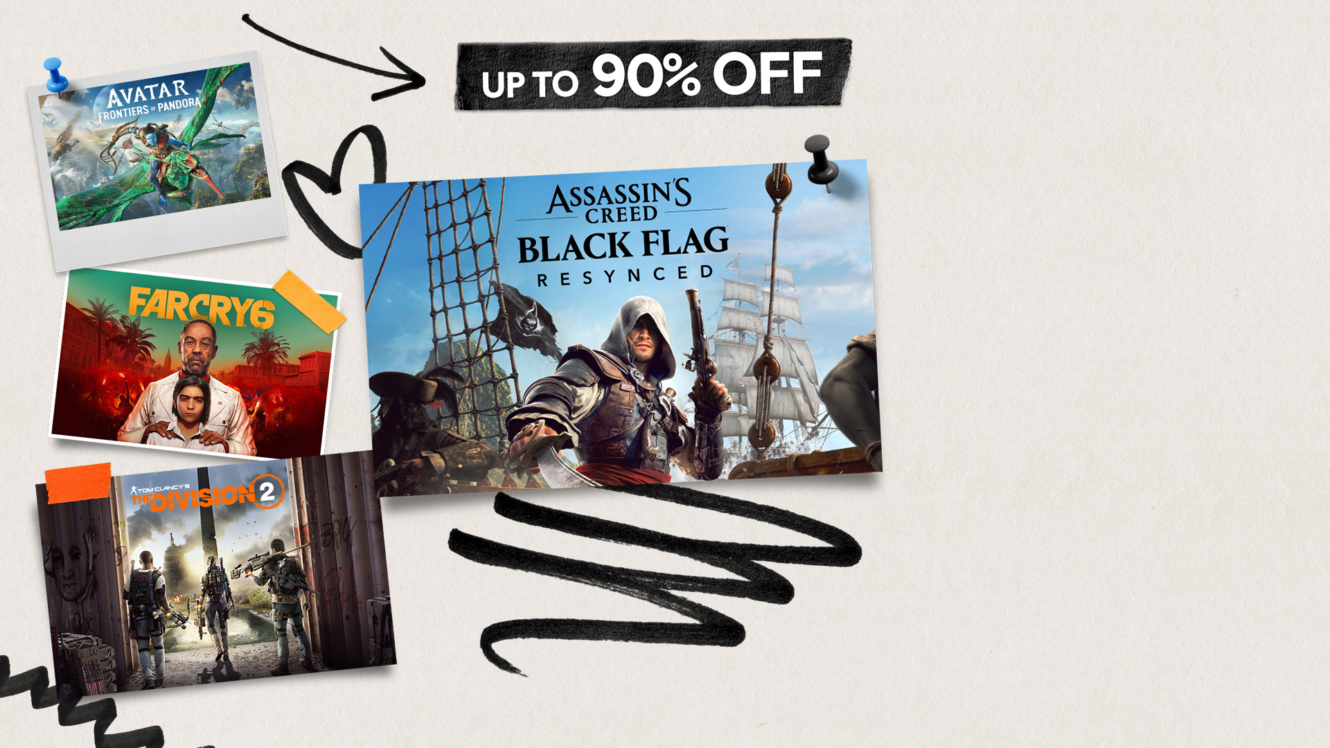 Ubisoft Game Deals on Epic Games Store
