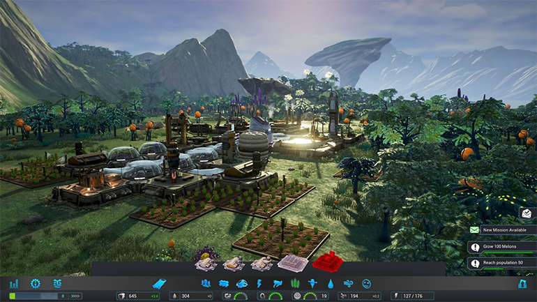 太陽系外への入植ゲーム Aven Colony Unreal Engine