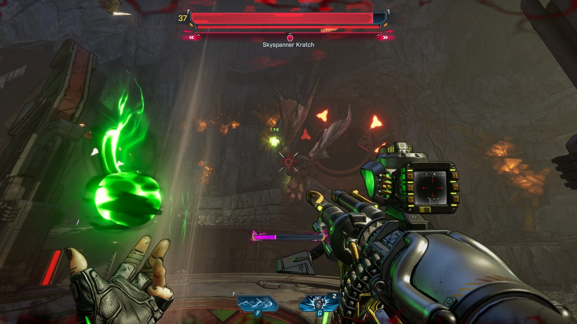 Farm de butin de Kratch grand-ciel dans Borderlands 4