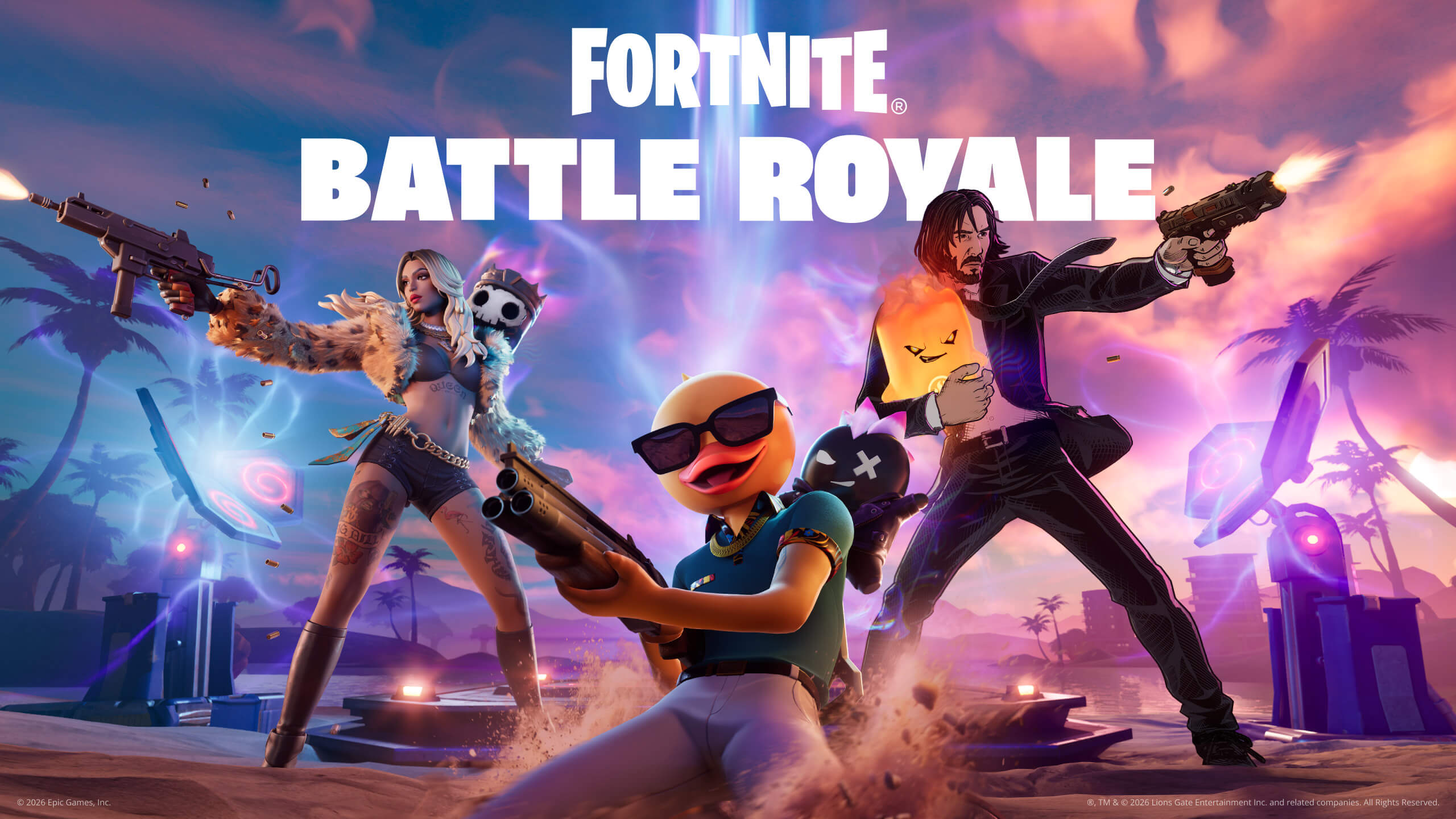 FNBR keyart with logo