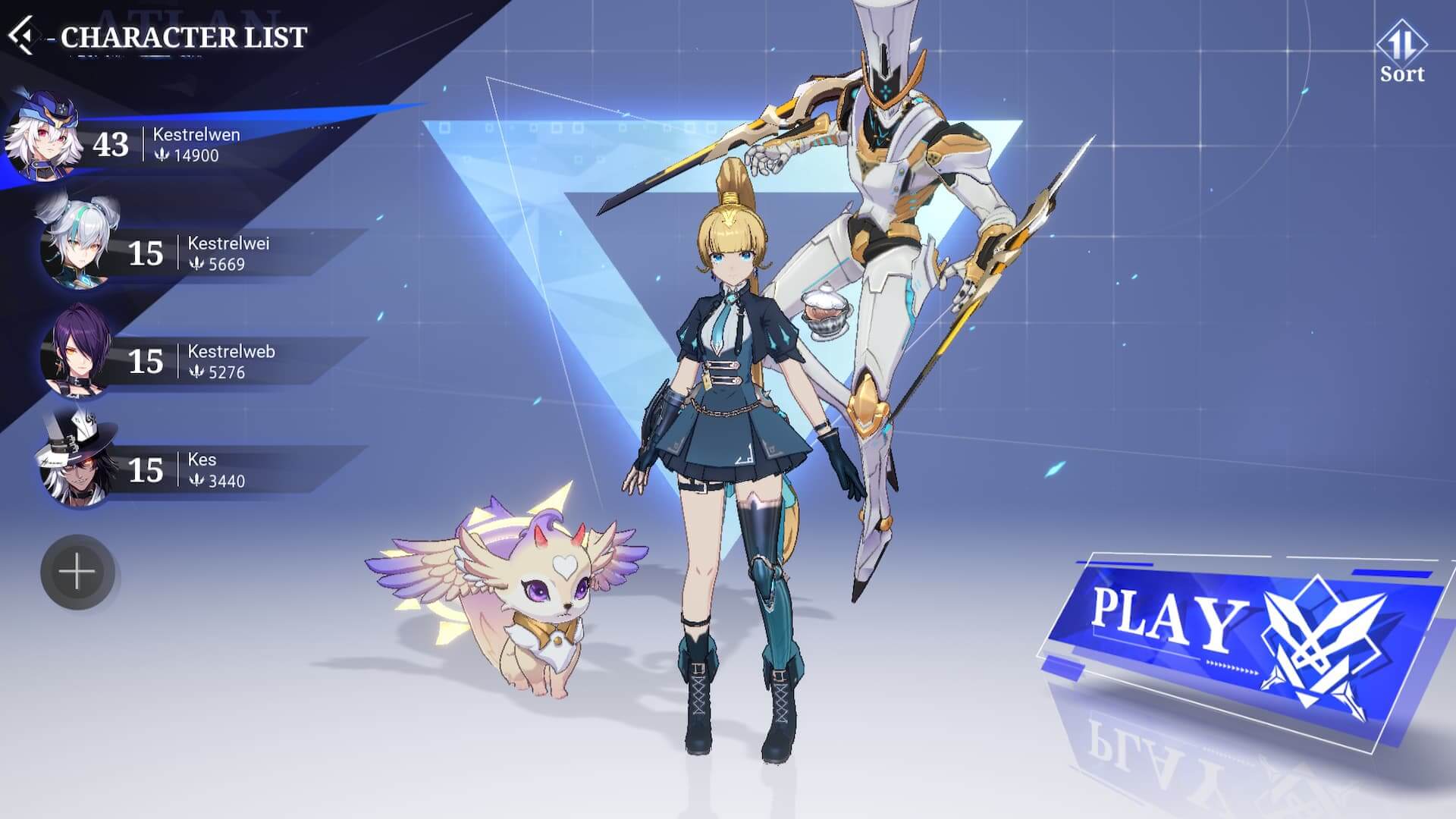 Crystal of Atlan - Plusieurs personnages