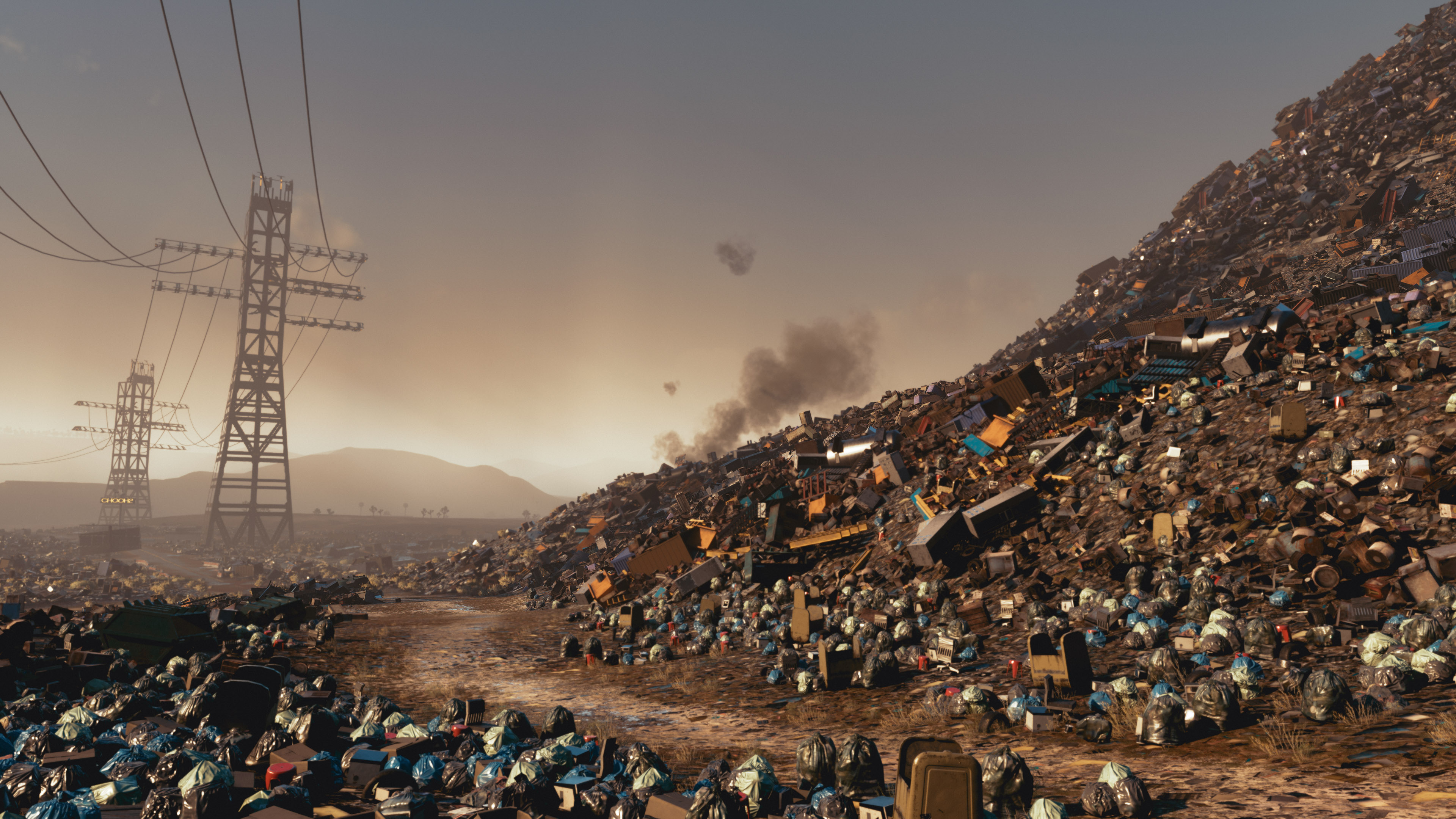 Cyberpunk 2077 05 Trash Mountain