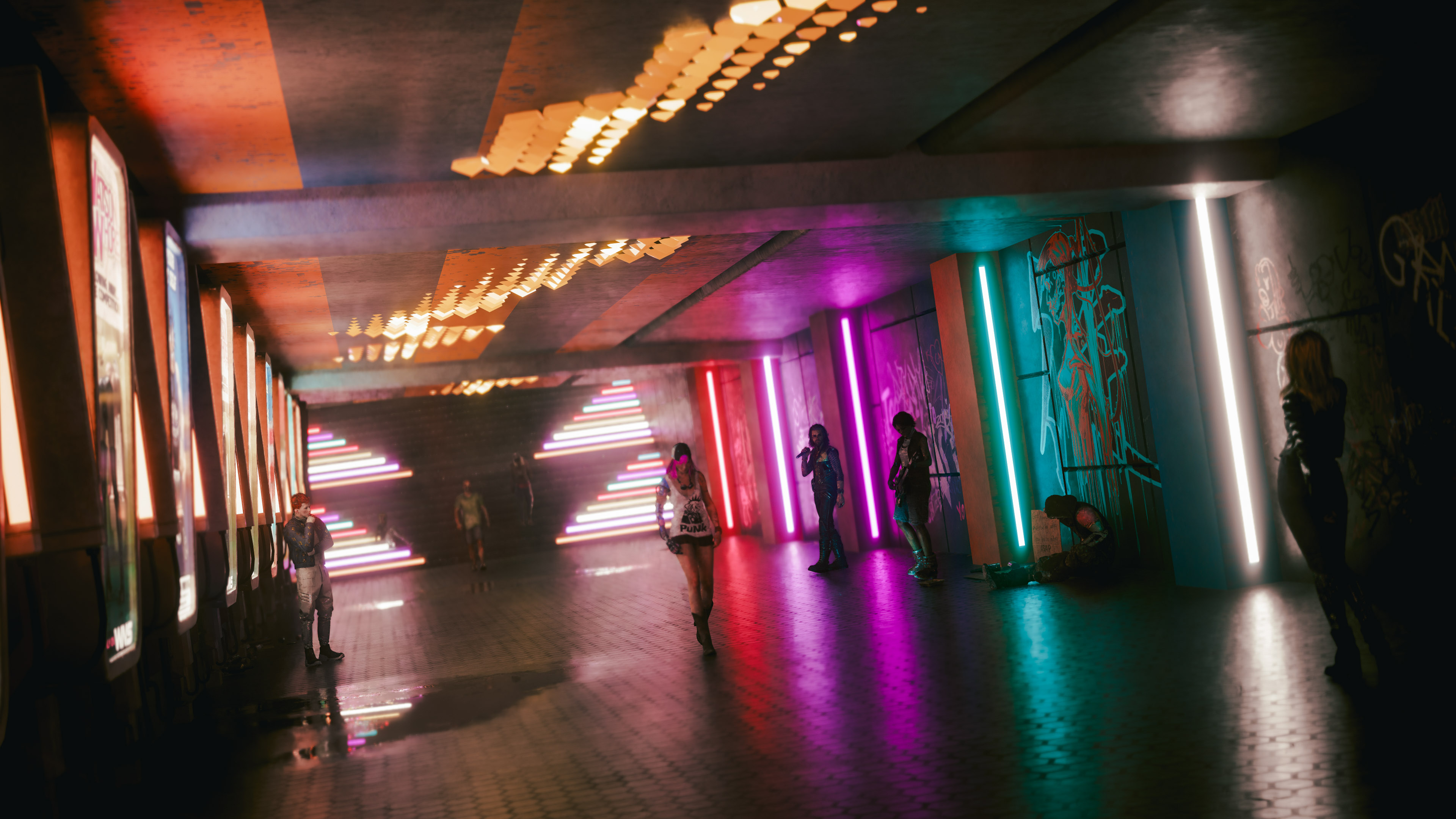 Cyberpunk 2077 09 Light Tunnel