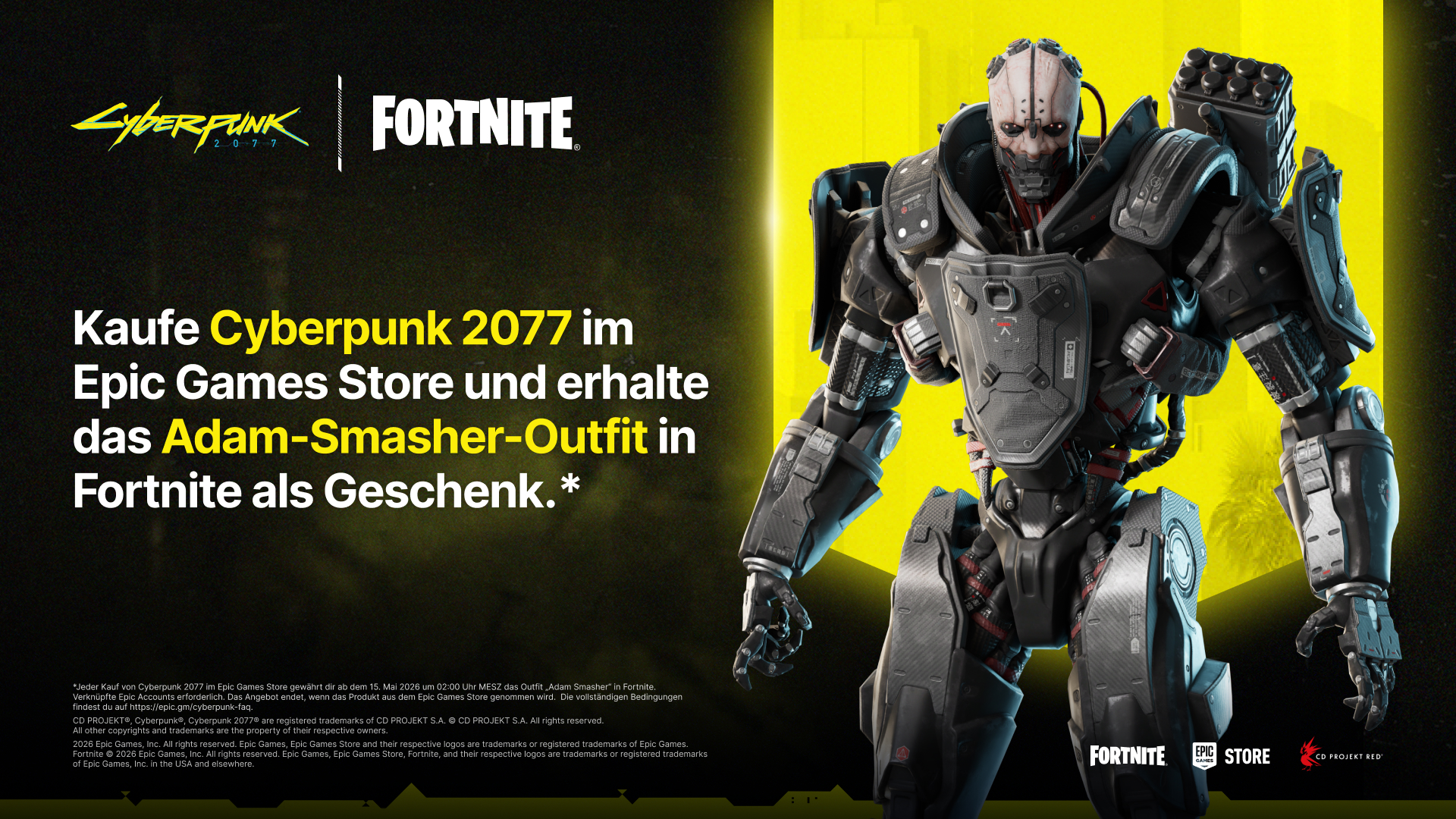 Play Cyberpunk 2077 on Epic Games Store