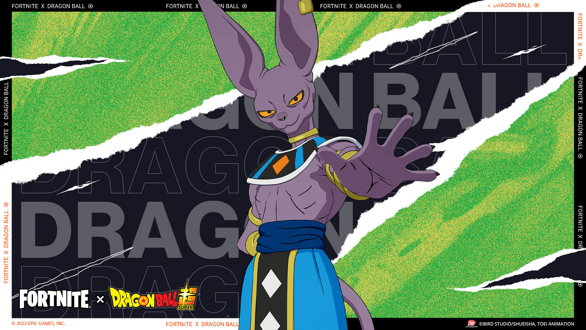 Dragon Ball Beerus dans la boutique d’articles Fortnite FR