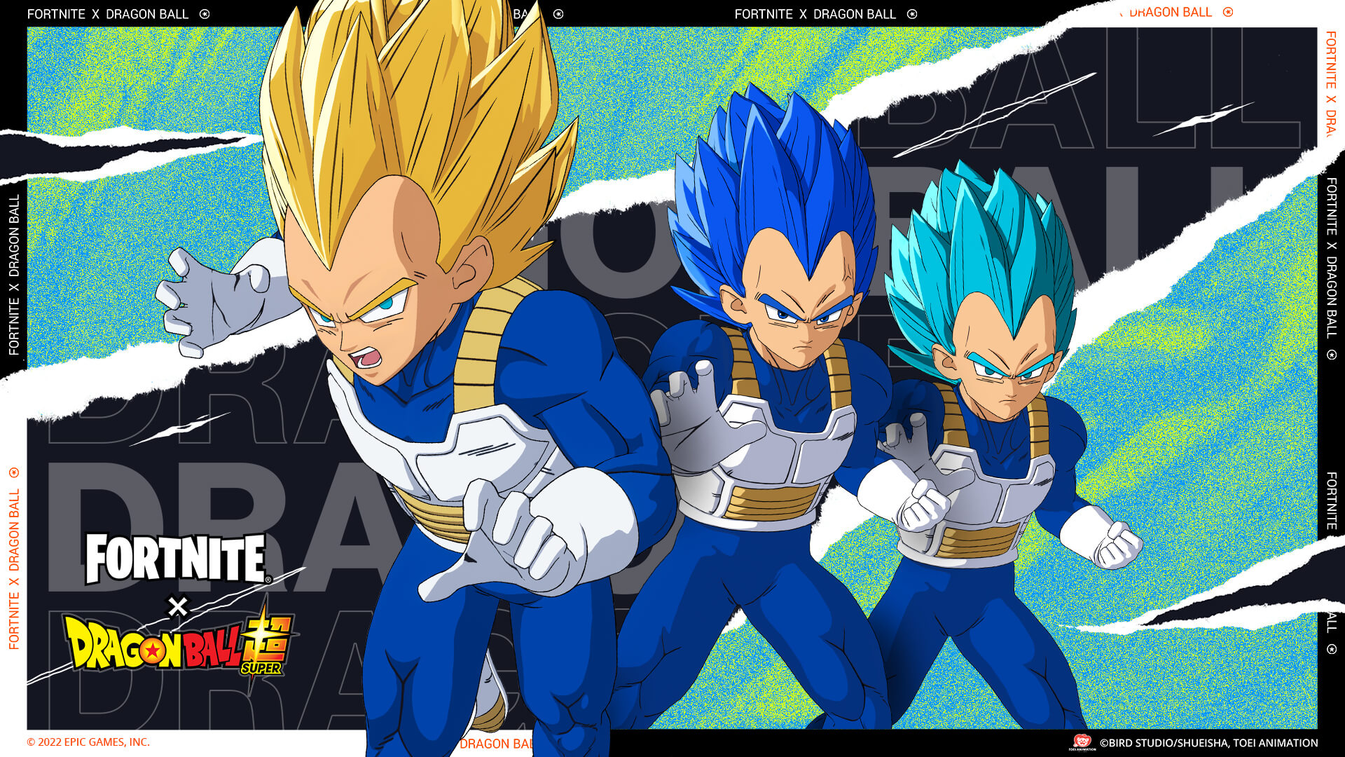 Fortnite + Dragon Ball Apresenta Son Goku, Vegeta e Mais