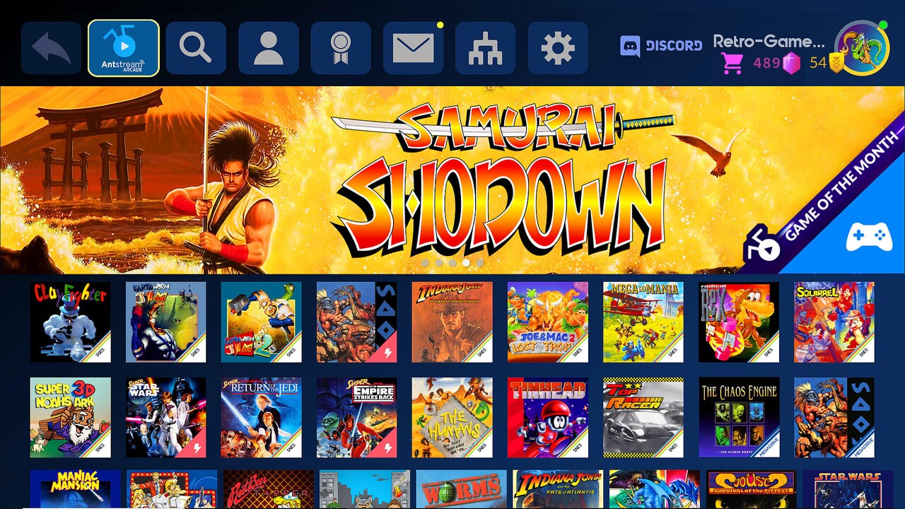 Antstream Arcade แพลตฟอร์มเกมเก่าจาก Epic Games Store