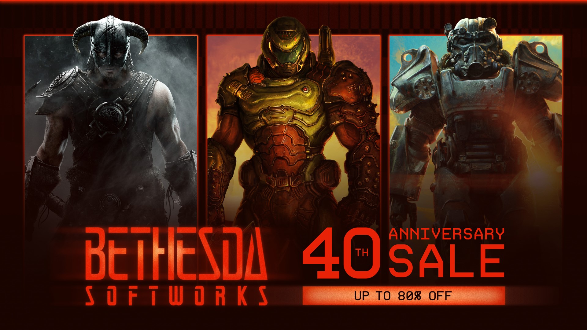 Распродажа к 40-летию Bethesda