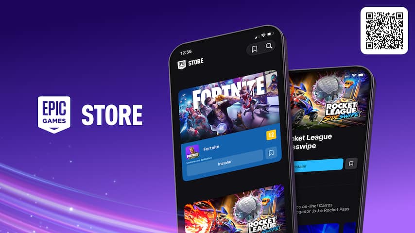 A Epic Games Store chega aos iPhones no Brasil com Fortnite e Rocket League.