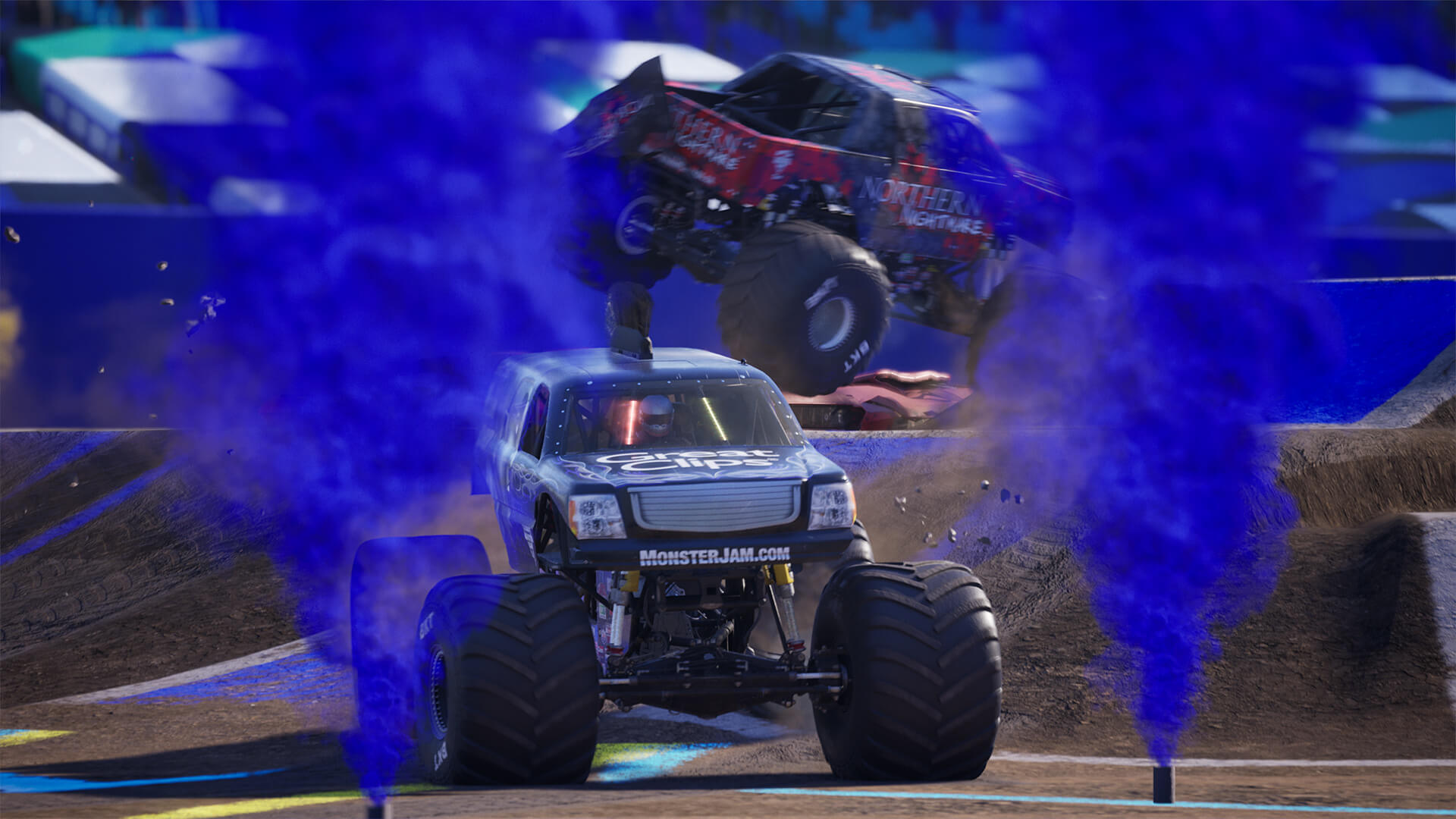 Monster Energy Supercross 25 X Monster Jam Showdown - Dirt Master Edition screenshot screenshot 4