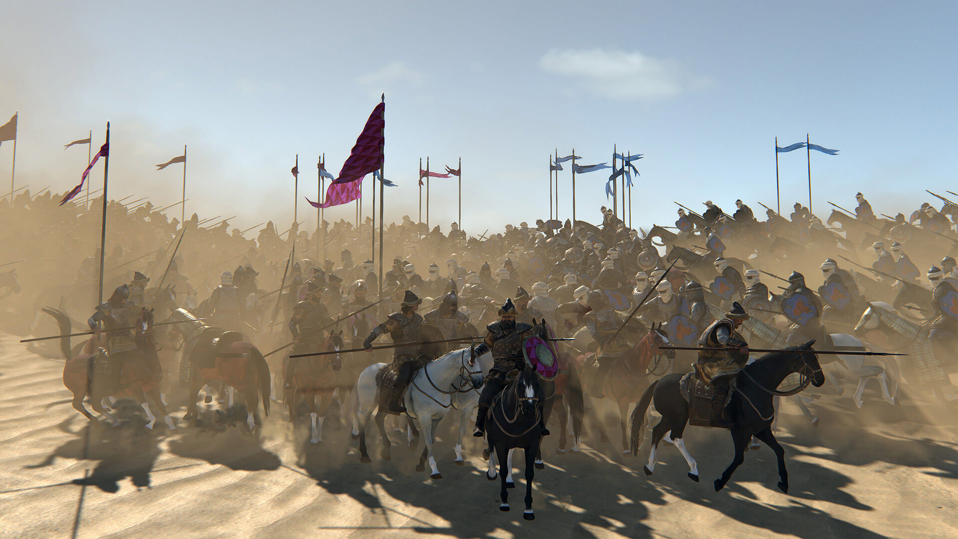 Large battle screenshot from Bannerlord