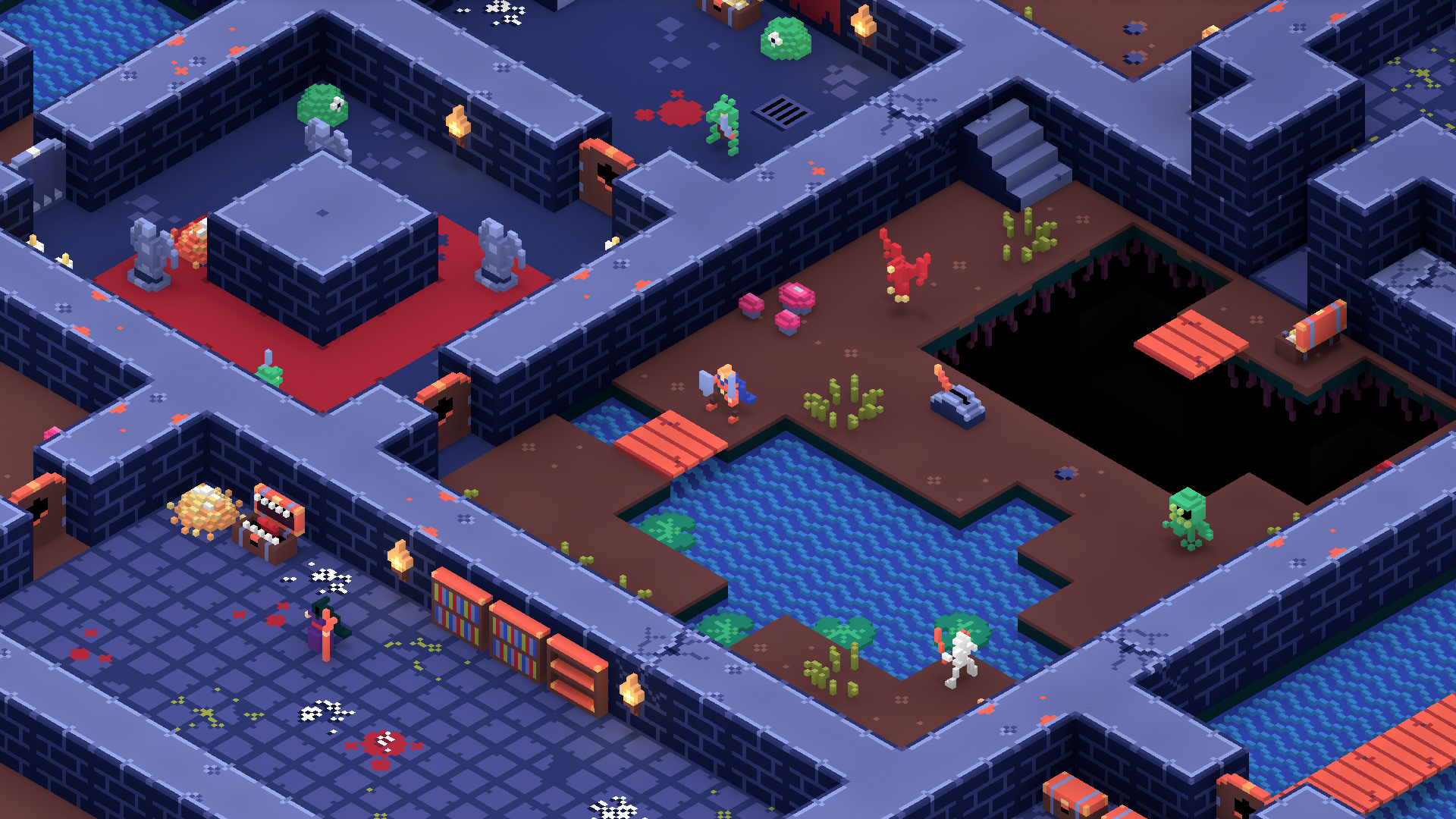 An in-game image from Dungeon in my Pocket, a game made with RPG in a Box.