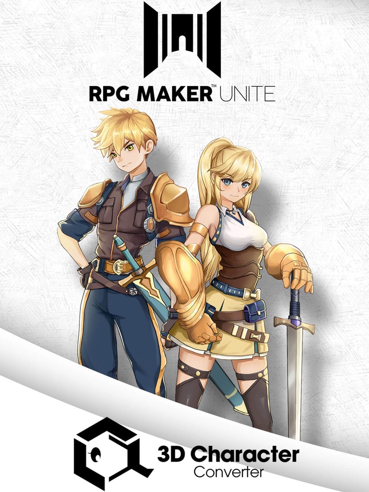 RPG MAKER UNITE + RPG Maker 3D Character Converter