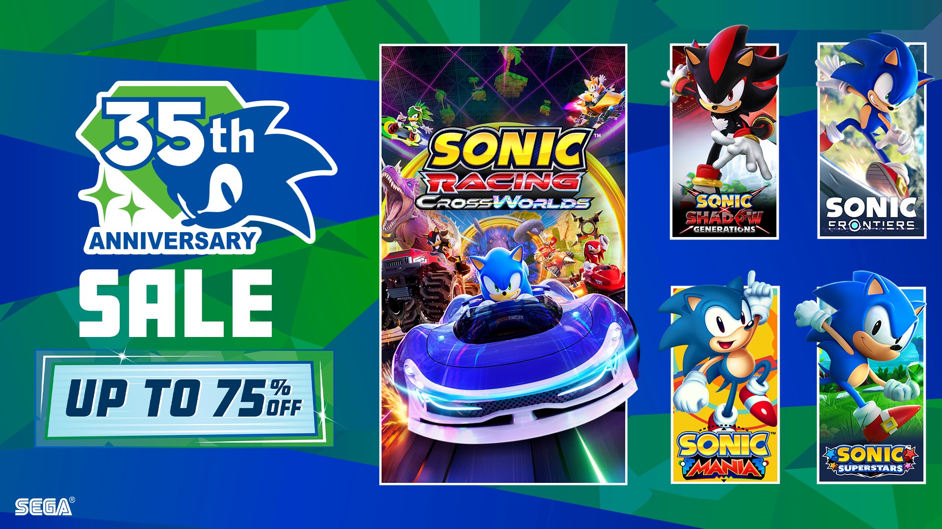 تخفيضات سلسلة ألعاب Sonic