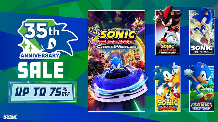 تخفيضات سلسلة ألعاب Sonic