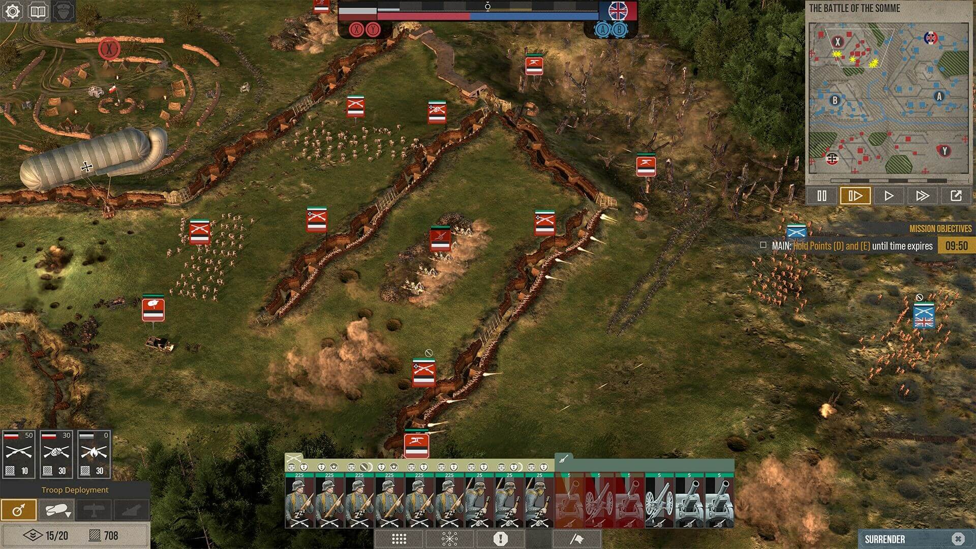 シミュレーションゲーム　[日本語訳無し] ザ・グレート・ウォー (The Great War) Steam：The Great War: Western Front™