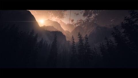 البيئة الثلجية المعزولة في Until Dawn