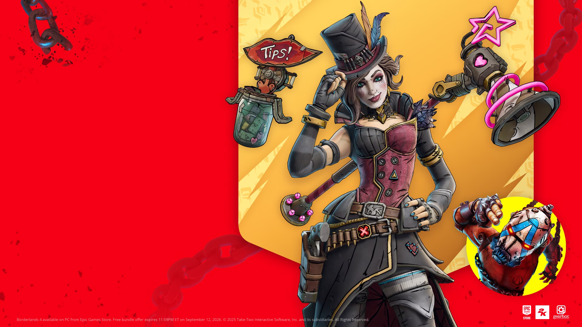 Pre-purchase Borderlands 4 on Epic Games Store