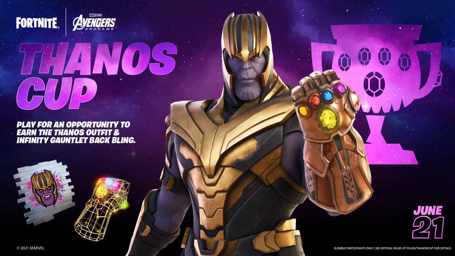 Fortnite How To Get Free Thanos Skin From Thanos Cup Game Rant - how to get thanos in roblox