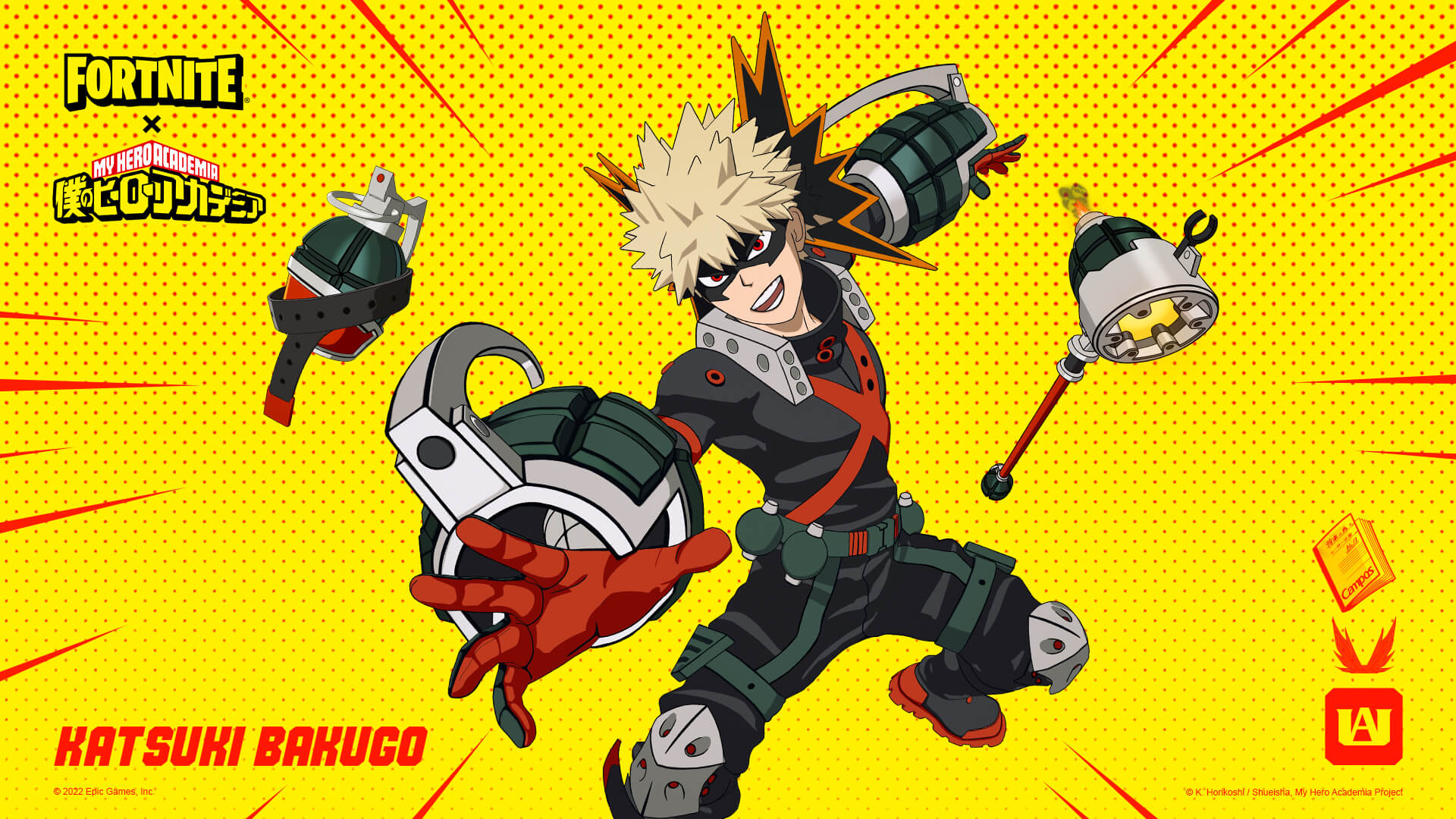 All Fortnite My Hero Academia skins explained