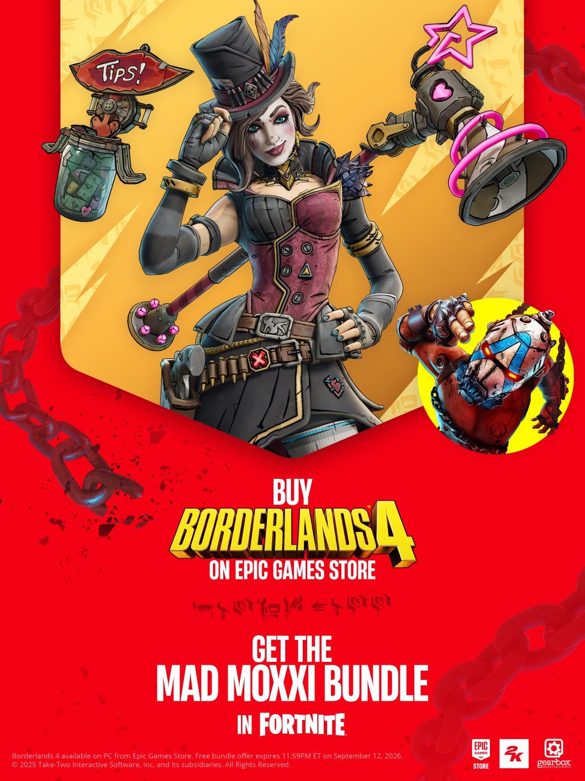 Play Borderlands 4 on Epic Games Store