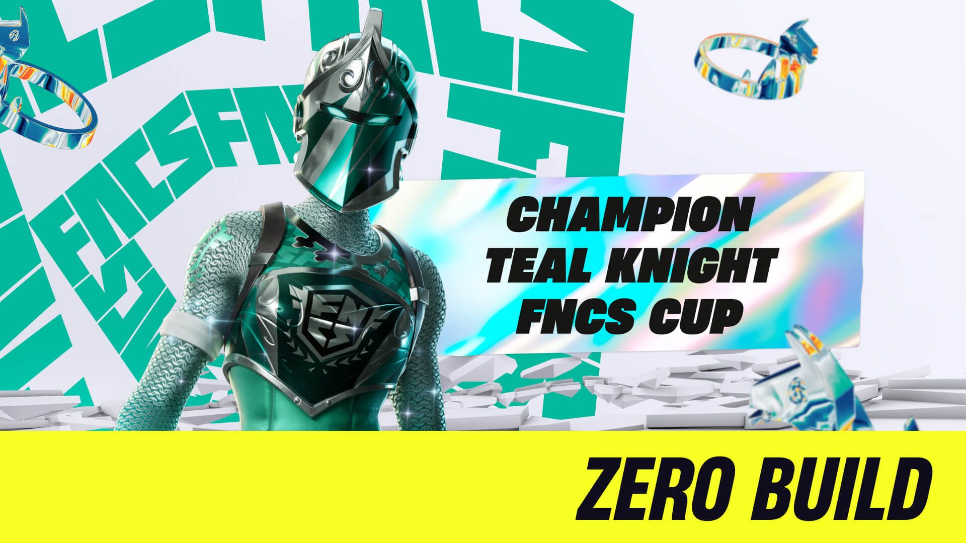 Champion Teal Knight FNCS Cup Zero Build