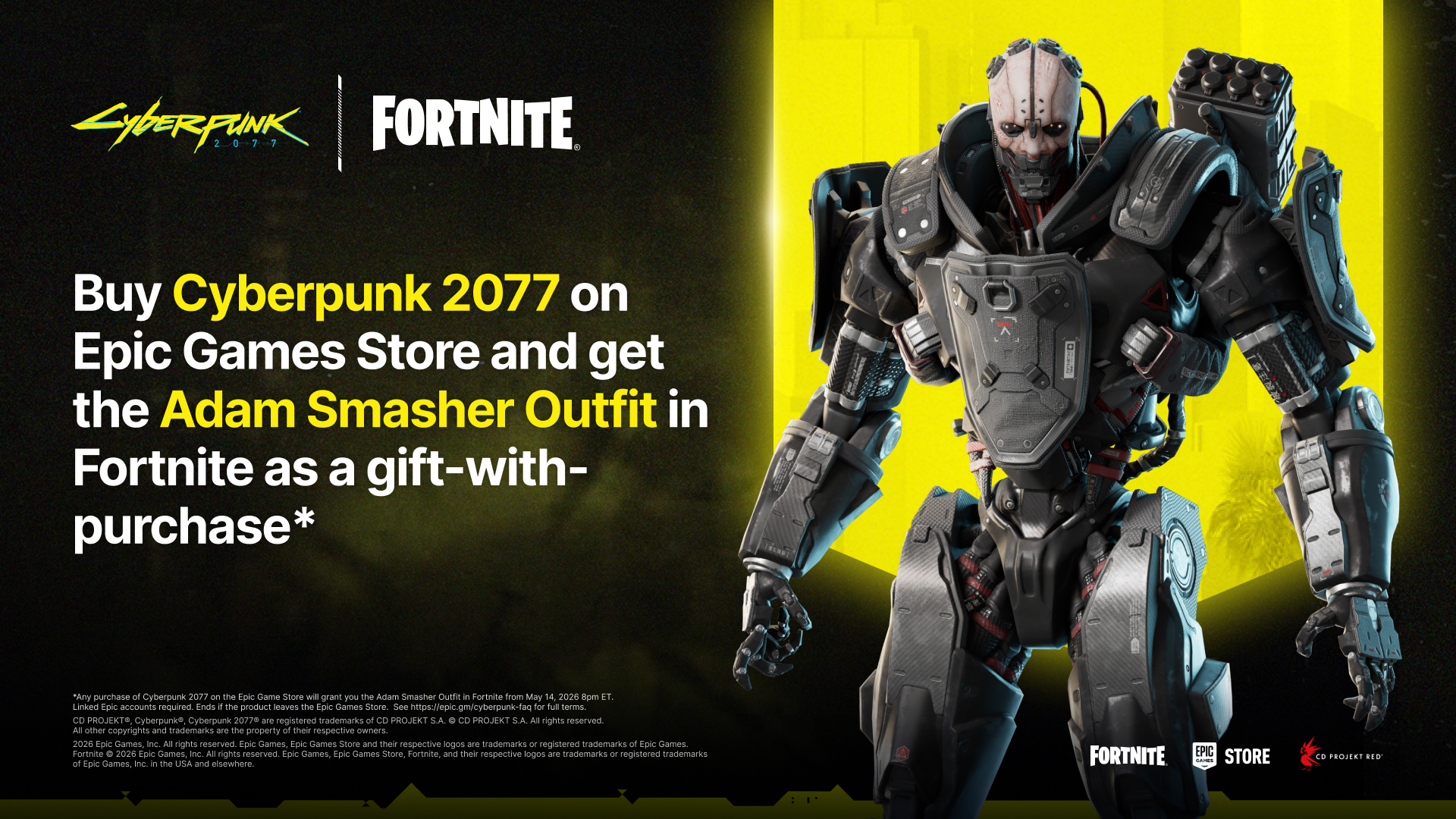Play Cyberpunk 2077 on Epic Games Store