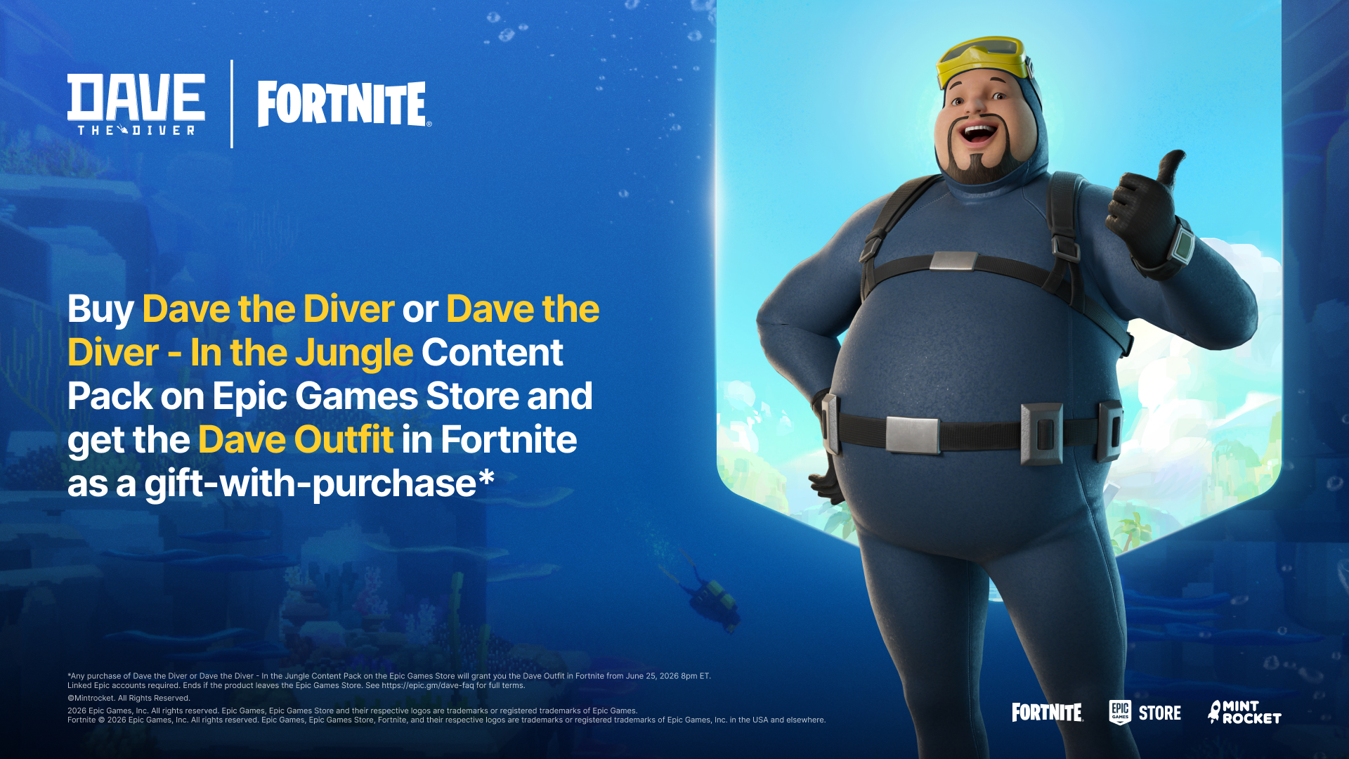 Play Dave the Diver on Epic Games Store