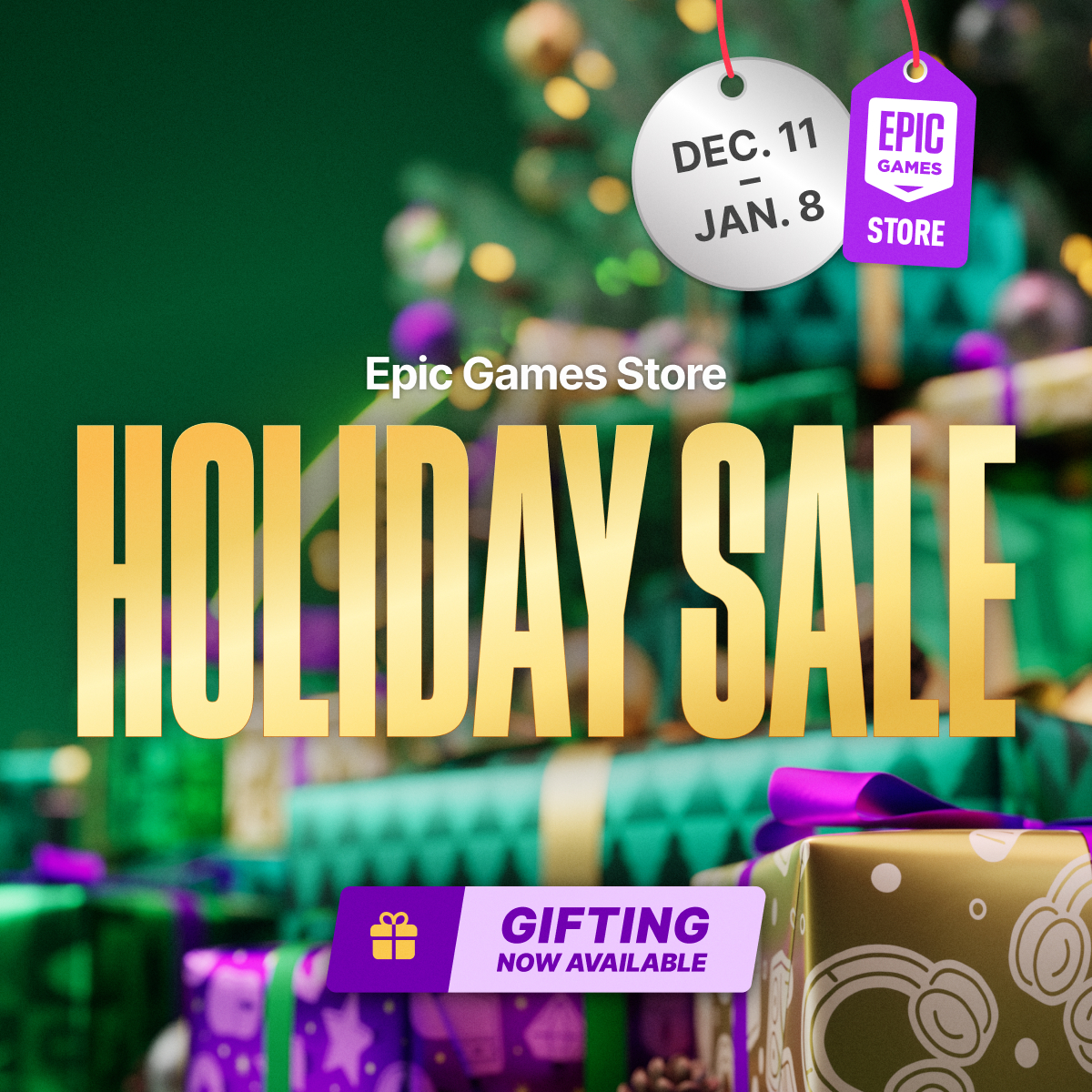 Epic Games Store Holiday Sale 대표 이미지