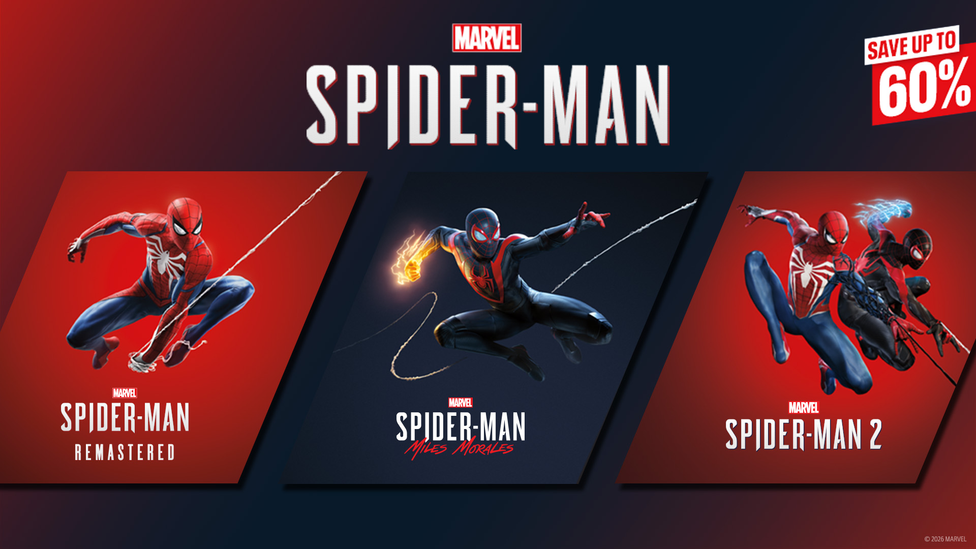 Распродажа Человека-Паука от MARVEL