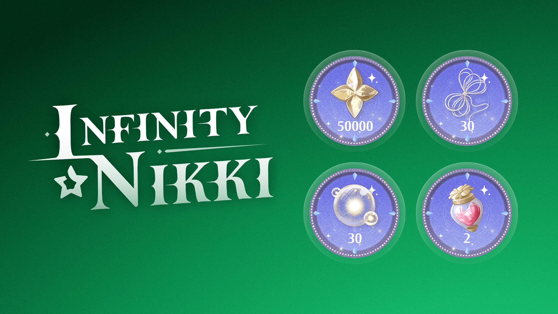 Soldes des fêtes de fin d'année Extras Epic Infinity Nikki Green Bg