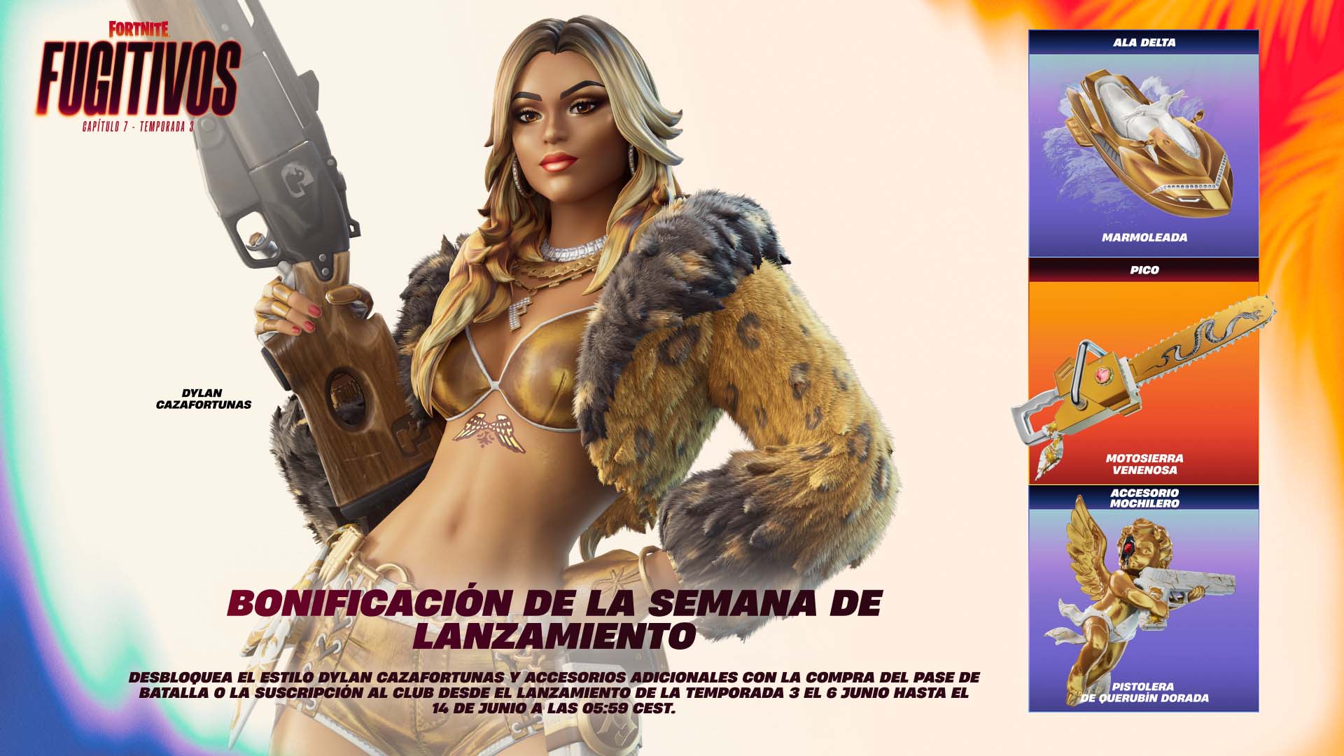 Fortnite: Fugitivos | Recompensas desbloqueables
