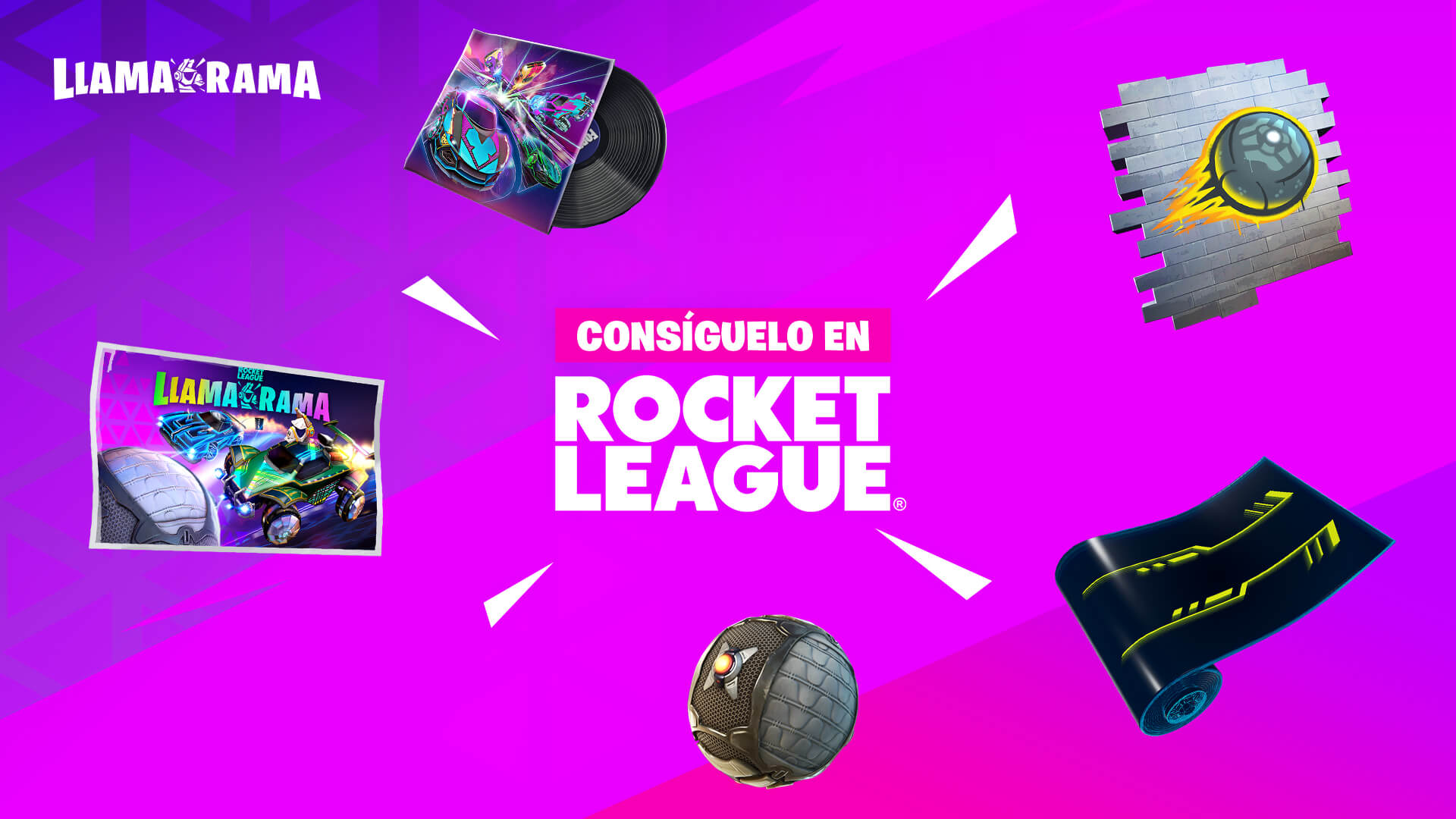 ES MX 16BR RocketLeague Llama Rama Rewards V2 Social