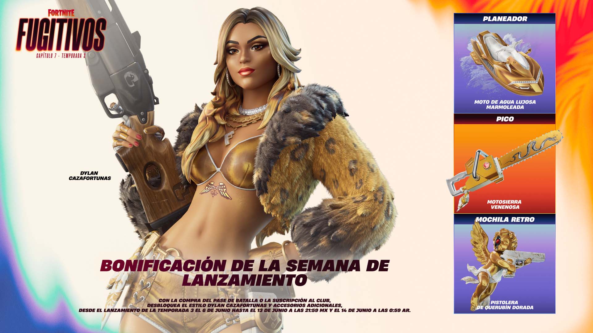 Fortnite: Fugitivos | Recompensas desbloqueables